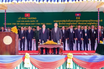 Việt Nam - Campuchia khai trương cặp cửa khẩu quốc tế mới