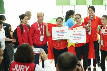 Bắn súng Việt Nam phá kỷ lục SEA Games, giành 2 huy chương vàng
