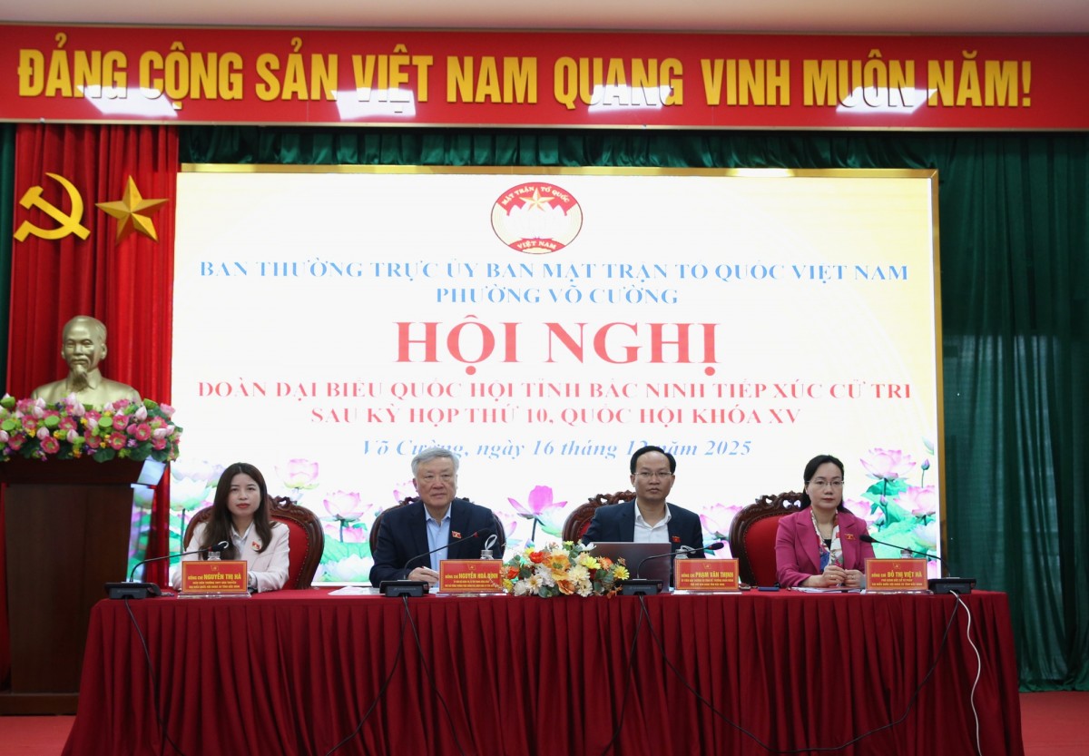 Phó Phiên bản chính thức của 555Win Thường trực Chính phủ Nguyễn Hòa Bình tiếp xúc cử tri Bắc Ninh