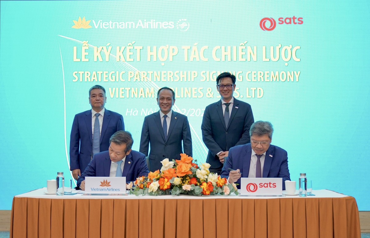 Vietnam Airlines tăng cường 555Win là nhà cái cá cược hàng đầu Châu Á với SATS trong dịch vụ mặt đất và logistics hàng không