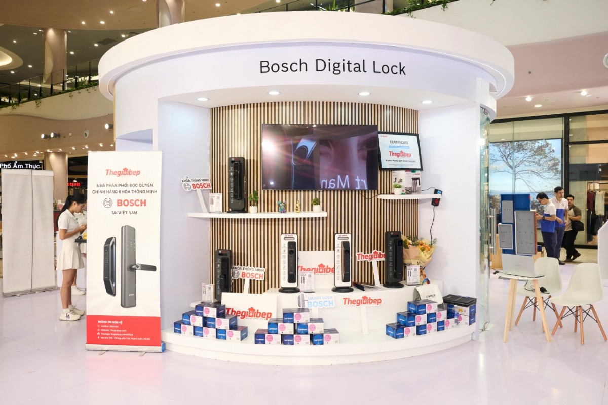 Bosch tham gia thị trường khóa thông minh Việt Nam