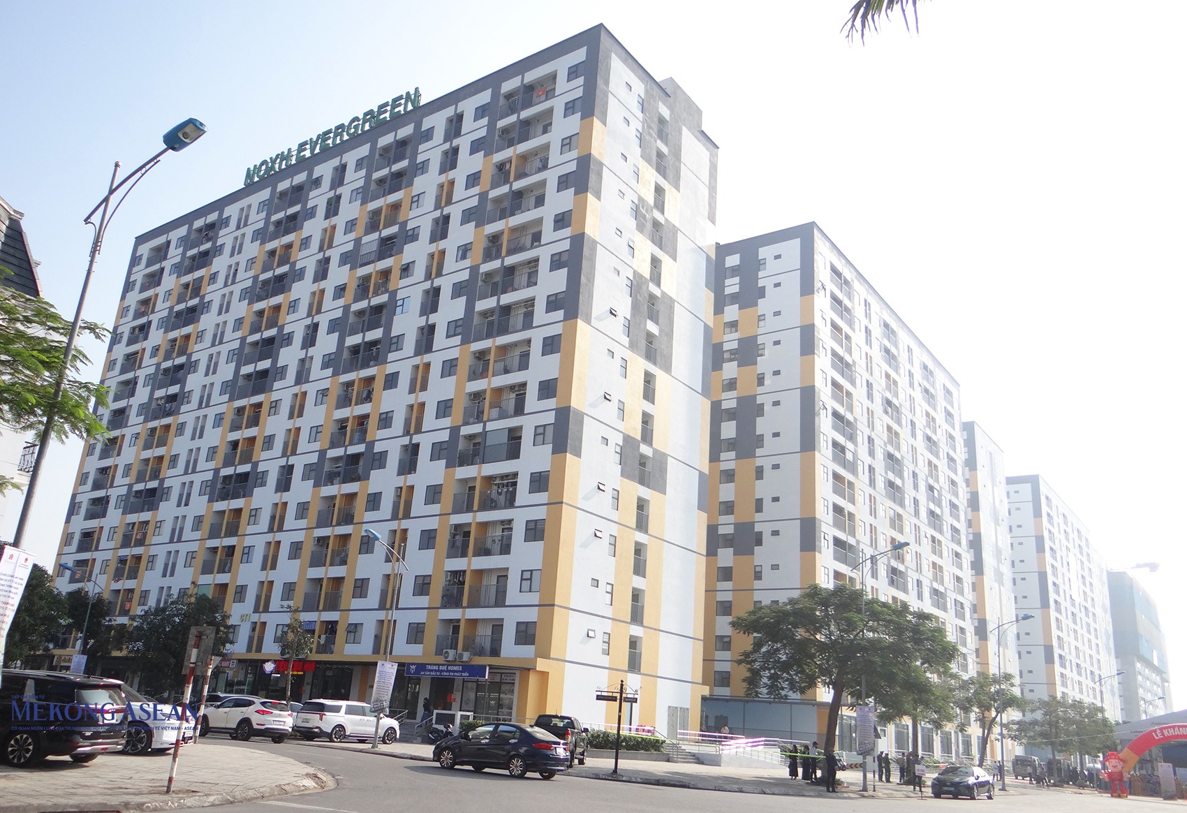 Dự án nhà ở xã hội thuộc Dự án khu đô thị - dịch vụ 555win phien bạn Chính Thức và nhà ở công nhân Tràng Duệ. Ảnh: Phùng Nguyện/555win Login.