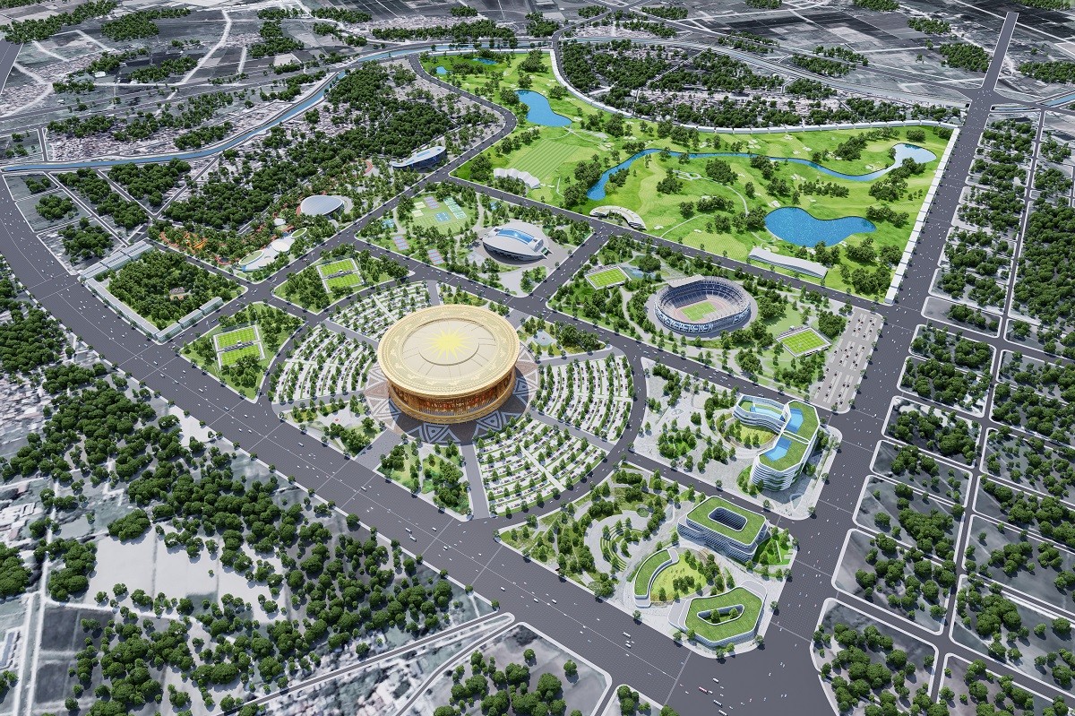Phối cảnh dự án Khu đô thị thể thao Olympic