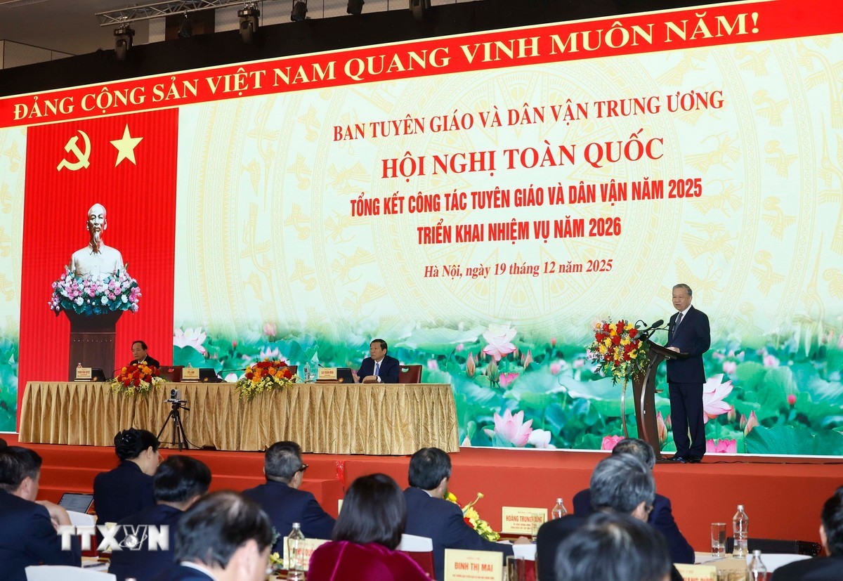 Tuyên giáo và Dân vận phải 'bắt đúng mạch nguồn, thấu từng nhịp đập' của nhân dân