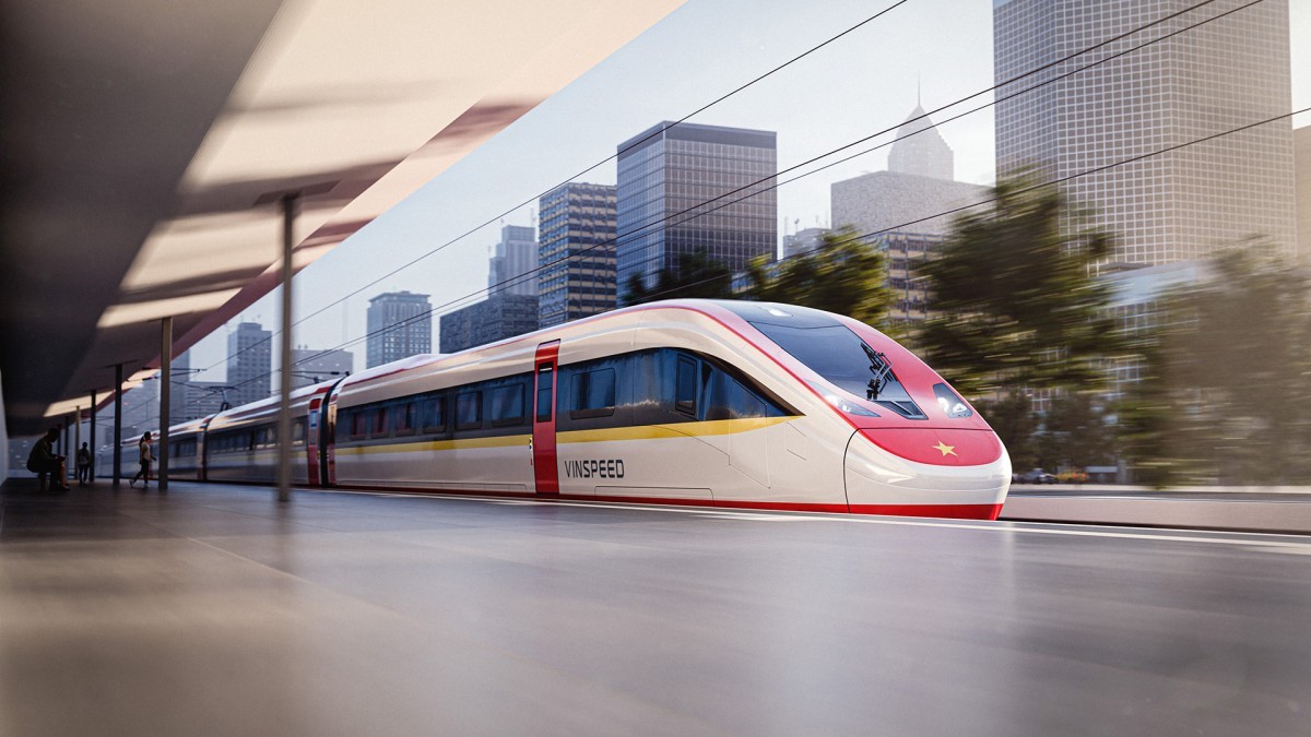 Hình ảnh minh họa thiết kế tàu tốc độ cao của VinSpeed.