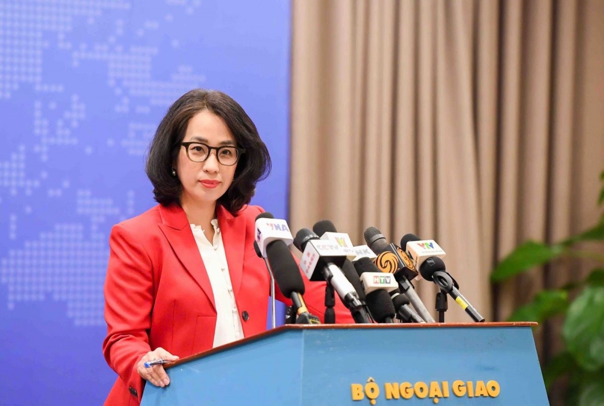 Người Phát ngôn Bộ Ngoại giao Việt Nam Phạm Thu Hằng. Ảnh: BNG