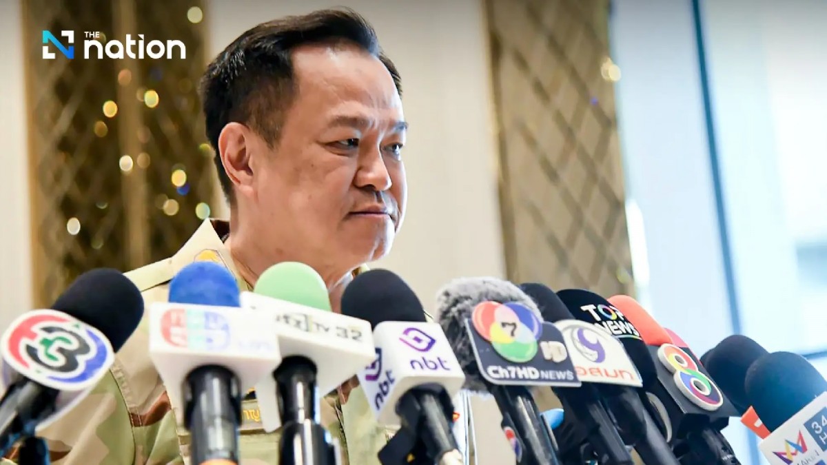Phiên bản chính thức của 555Win Thái Lan Anutin Charnvirakul ngày 29/12. Ảnh: Nation Thailand
