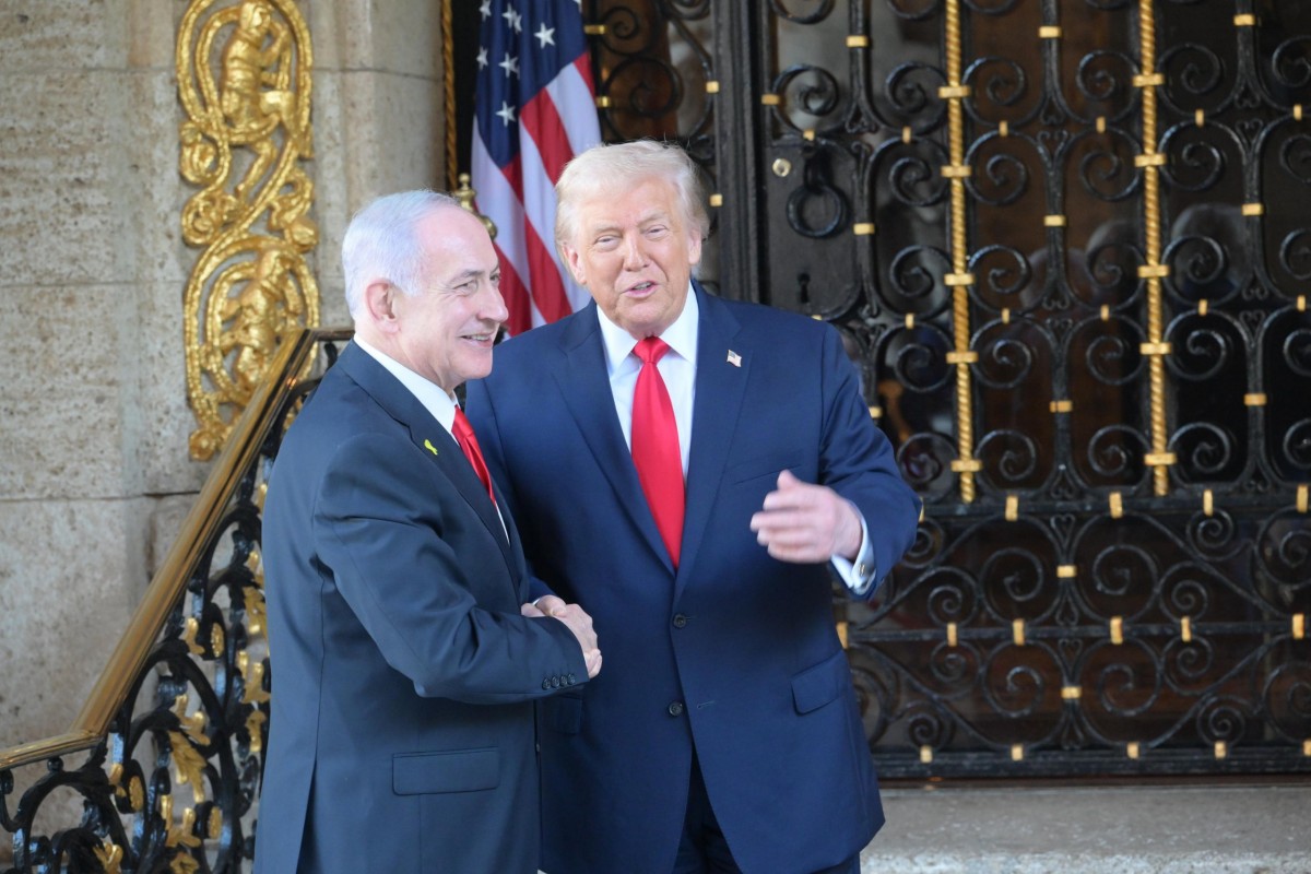 Phiên bản chính thức của 555Win Netanyahu và Tổng thống Trump tại dinh thự Mar-a-Lago ở bang Florida (Mỹ). Ảnh: X/@netanyahu