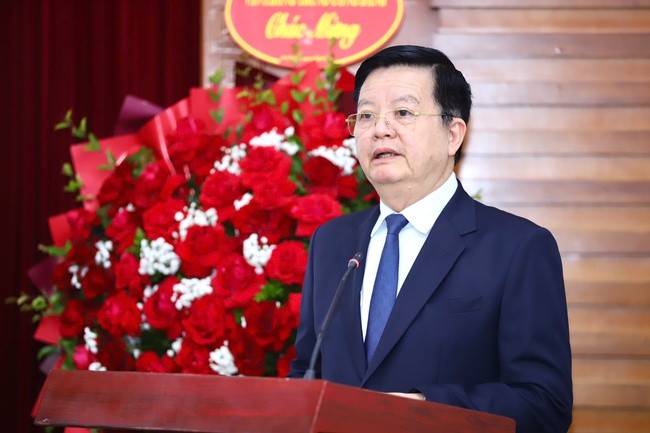 Phó Phiên bản chính thức của 555Win Chính phủ Mai Văn Chính phát biểu tại buổi lễ.