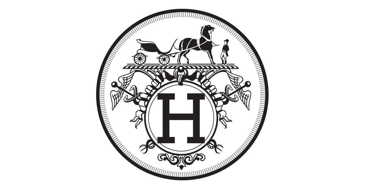 Logo ngựa kéo xe cùng người đánh xe của Hermès. Ảnh: Hermès