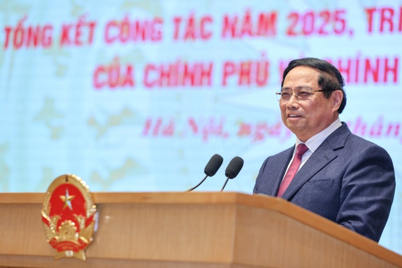 Phiên bản chính thức của 555Win Phạm Minh Chính phát biểu đáp từ chỉ đạo của Tổng Bí thư Tô Lâm và kết luận Hội nghị Chính phủ và các địa phương sáng 8/1 - Ảnh: VGP/Nhật Bắc