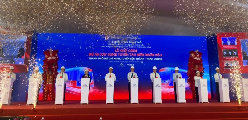TP HCM khởi công metro Bến Thành - Tham Lương sau 16 năm quy hoạch