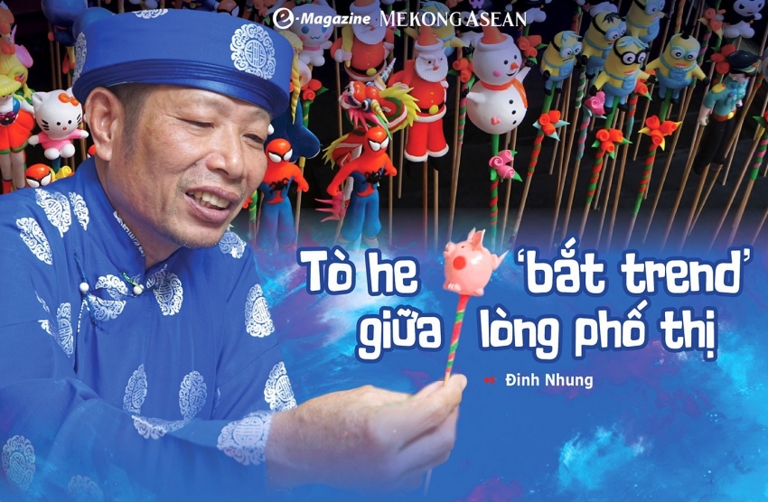 Tò he 'bắt trend' giữa lòng phố thị