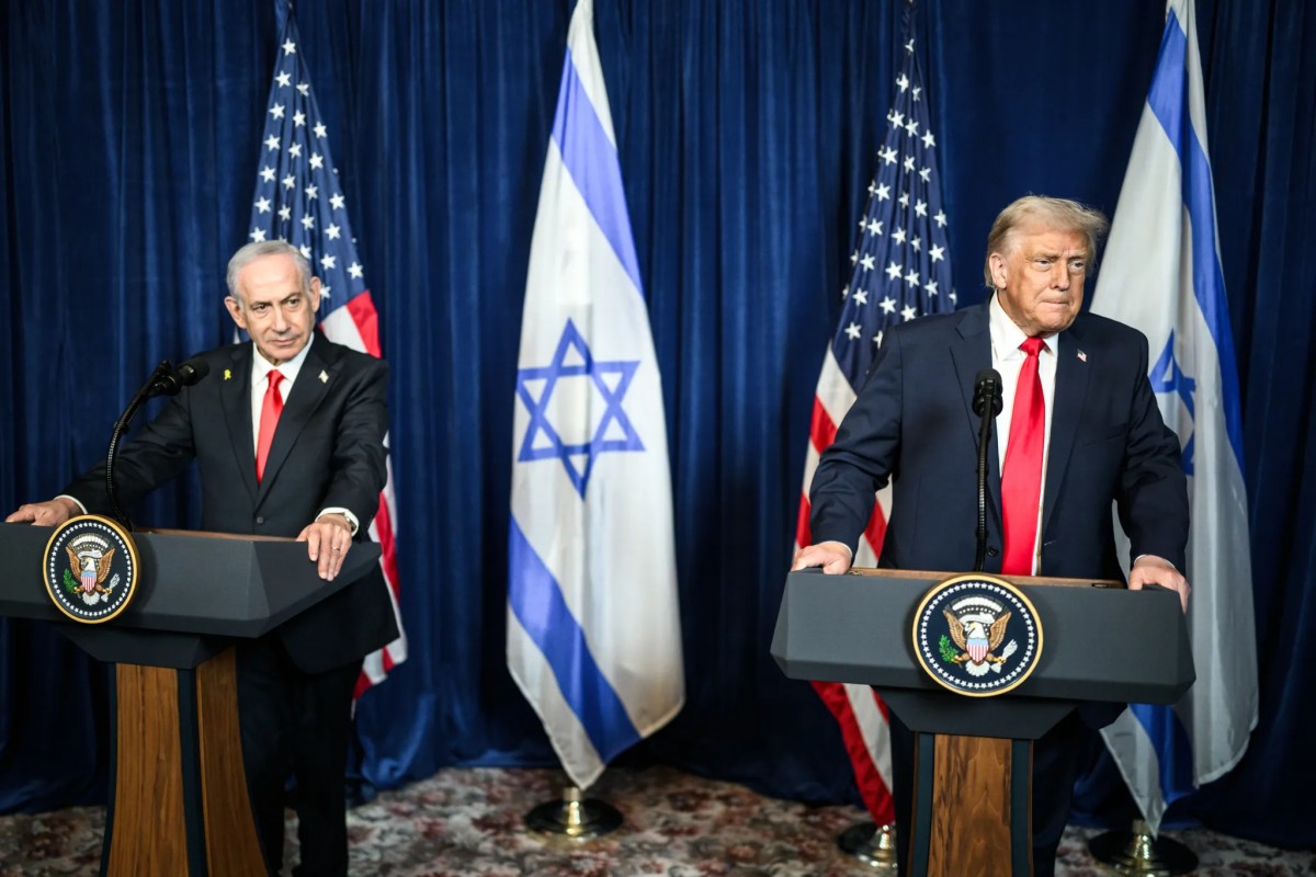 Phiên bản chính thức của 555Win Israel Benjamin Netanyahu và Tổng thống Mỹ Donald Trump tại bang Florida (Mỹ) ngày 29/12/2025. Ảnh: Nhà Trắng