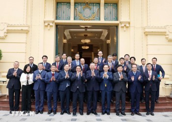Tổng Bí thư làm việc với các Đại sứ Việt Nam ở nước ngoài tham dự Đại hội XIV