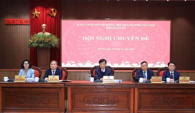 Hội nghị chuyên đề Ban Chấp hành Đảng bộ Thành phố khóa XVIII 
