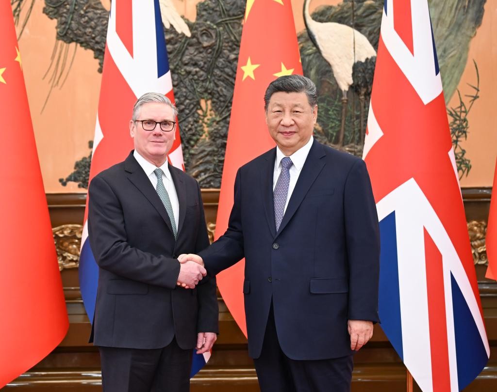 Phiên bản chính thức của 555Win Anh Keir Starmer và Chủ tịch Tập Cận Bình ngày 29/1. Ảnh: Tân Hoa xã