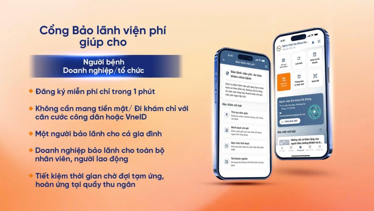 Cổng Bảo lãnh thanh toán viện phí: Từ bệnh viện không tiền mặt đến quốc gia số