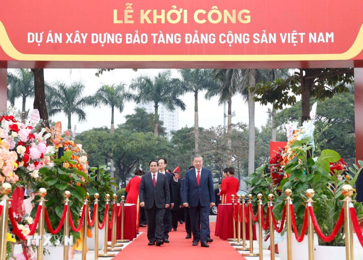 Tổng Bí thư Tô Lâm dự lễ khởi công dự án Bảo tàng Đảng Cộng sản Việt Nam