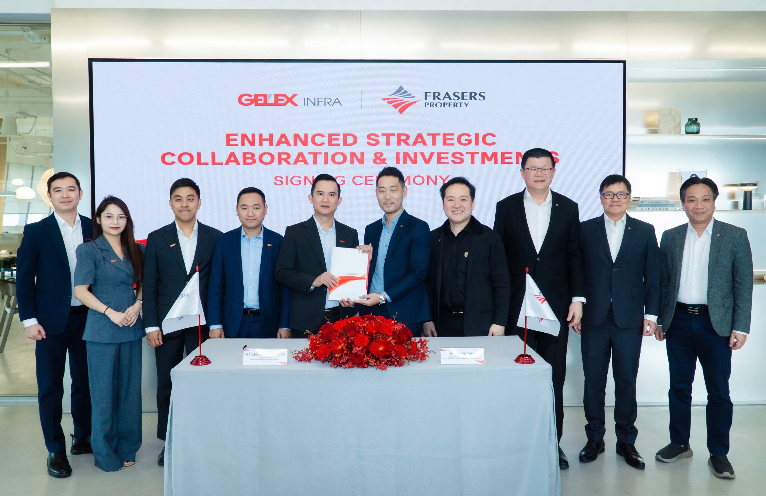 Gelex Infra hợp tác Frasers Property làm bất động sản ở Hải Phòng và Đồng Nai