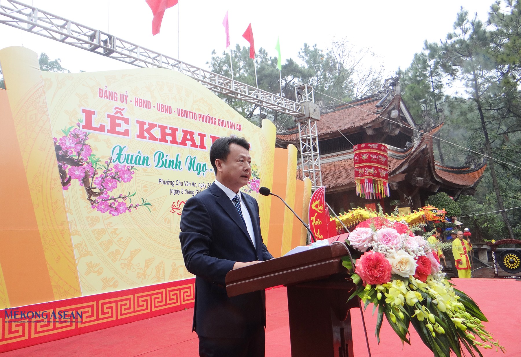 Hải Phòng khai bút xuân Bính Ngọ, tri ân Vạn thế sư biểu Chu Văn An