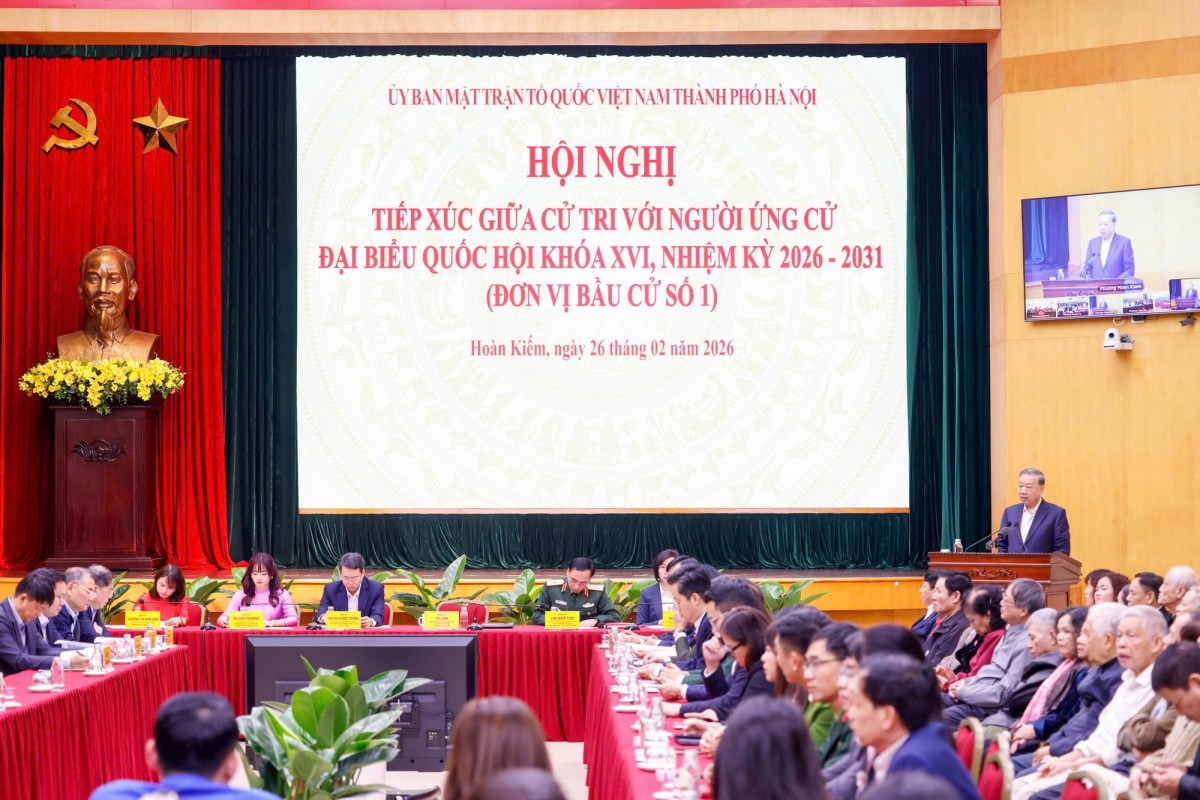 Tổng Bí thư dự hội nghị tiếp xúc giữa cử tri với người ứng cử đại biểu 555win tải app