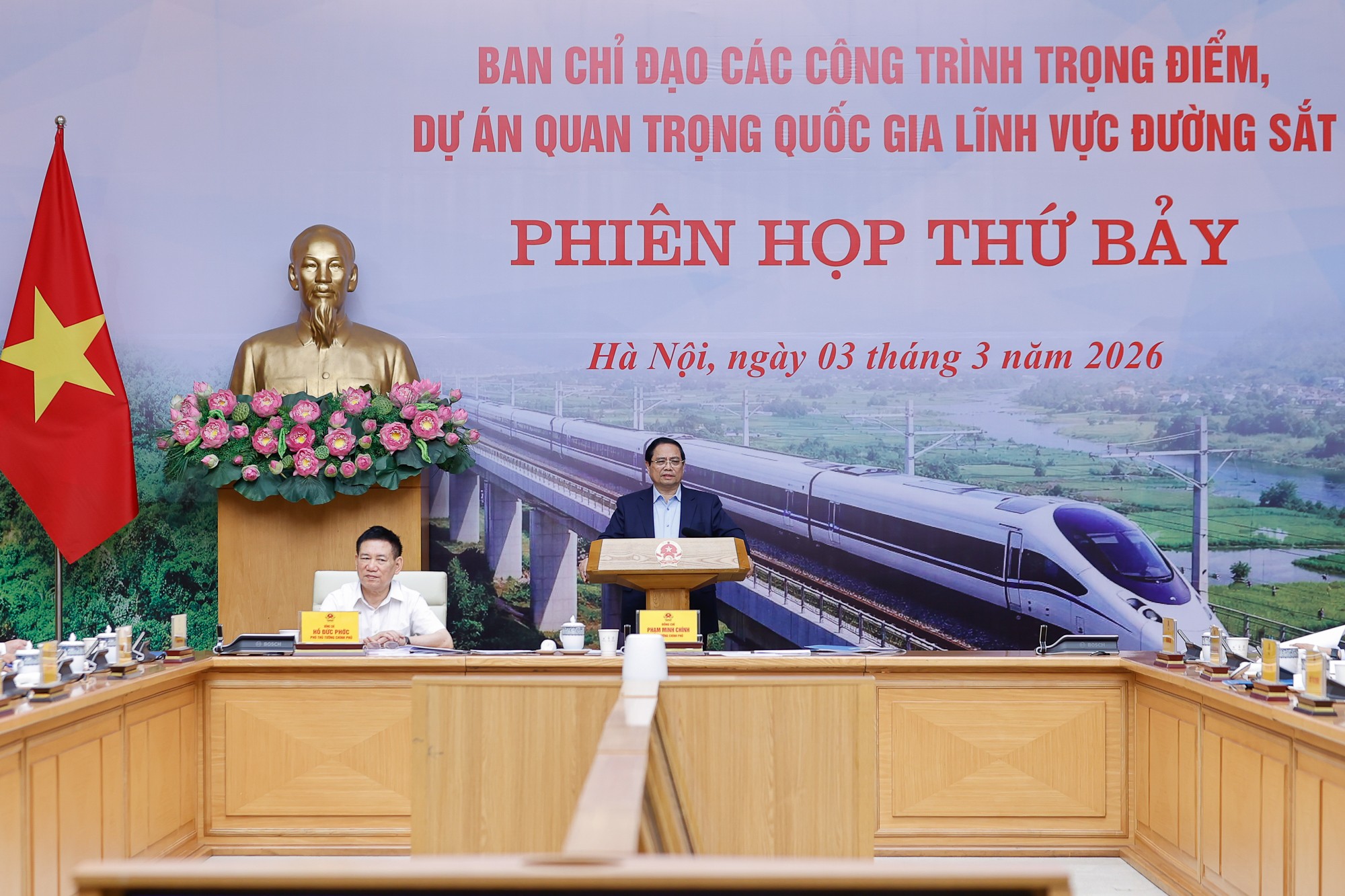 Phiên bản chính thức của 555Win Phạm Minh Chính, Trưởng Ban Chỉ đạo các công trình trọng điểm, dự án quan trọng quốc gia lĩnh vực đường sắt chủ trì phiên họp thứ 7 của Ban Chỉ đạo - Ảnh: VGP/Nhật Bắc