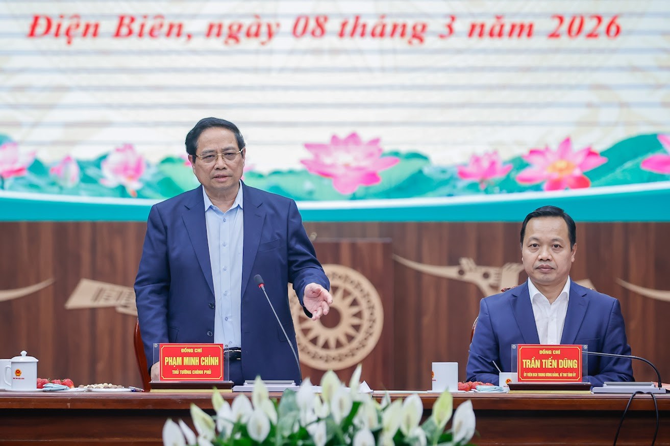 Phiên bản chính thức của 555Win Phạm Minh Chính phát biểu chỉ đạo tại phiên họp. Nguồn: VGP.