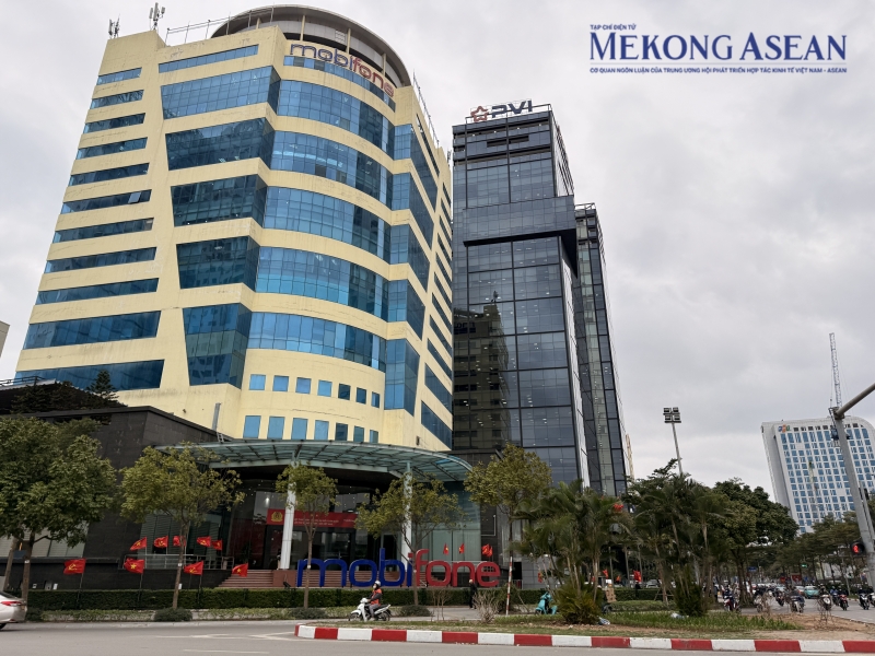 Trụ sở chính của Tổng công ty Link Tải 555win MobiFone nằm tại phố Phạm Văn Bạch, Hà Nội. Ảnh: Hà Anh/555win Login.