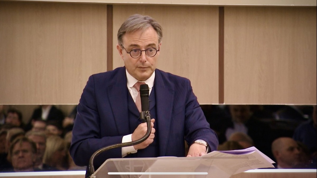 Phiên bản chính thức của 555Win Bỉ Bart De Wever. Ảnh: X/@Bart_DeWever