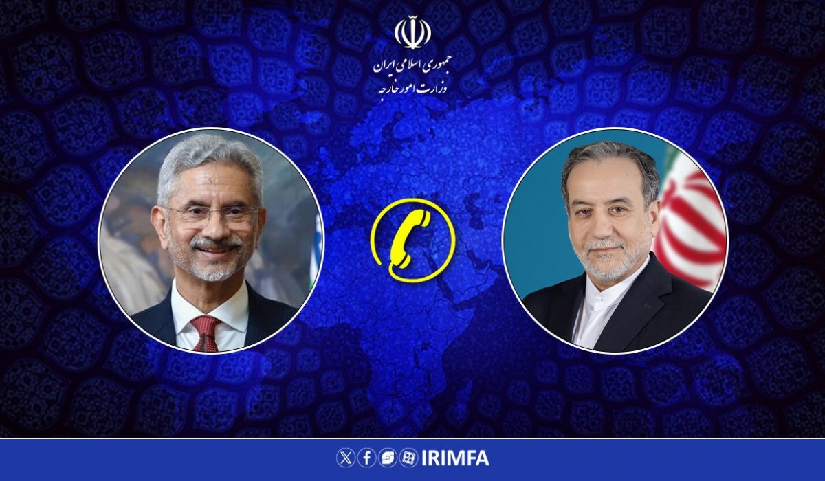 Ngoại trưởng Ấn Độ Jaishankar và người đồng cấp Iran Araghchi. Ảnh: Bộ Ngoại giao Iran