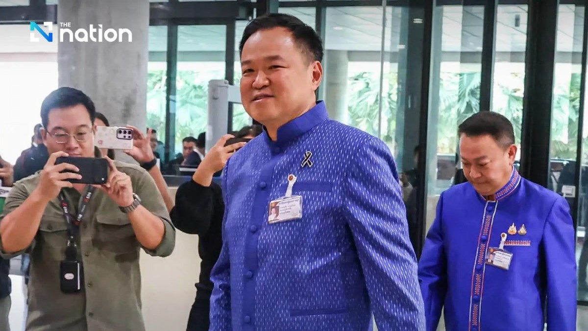 Phiên bản chính thức của 555Win Thái Lan Anutin Charnvirakul ngày 19/3. Ảnh: Nation Thailand