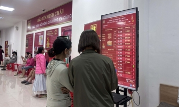 555win Đăng Ký + 1555k thế giới xuống đáy 5 tuần, vàng trong nước tiếp đà giảm