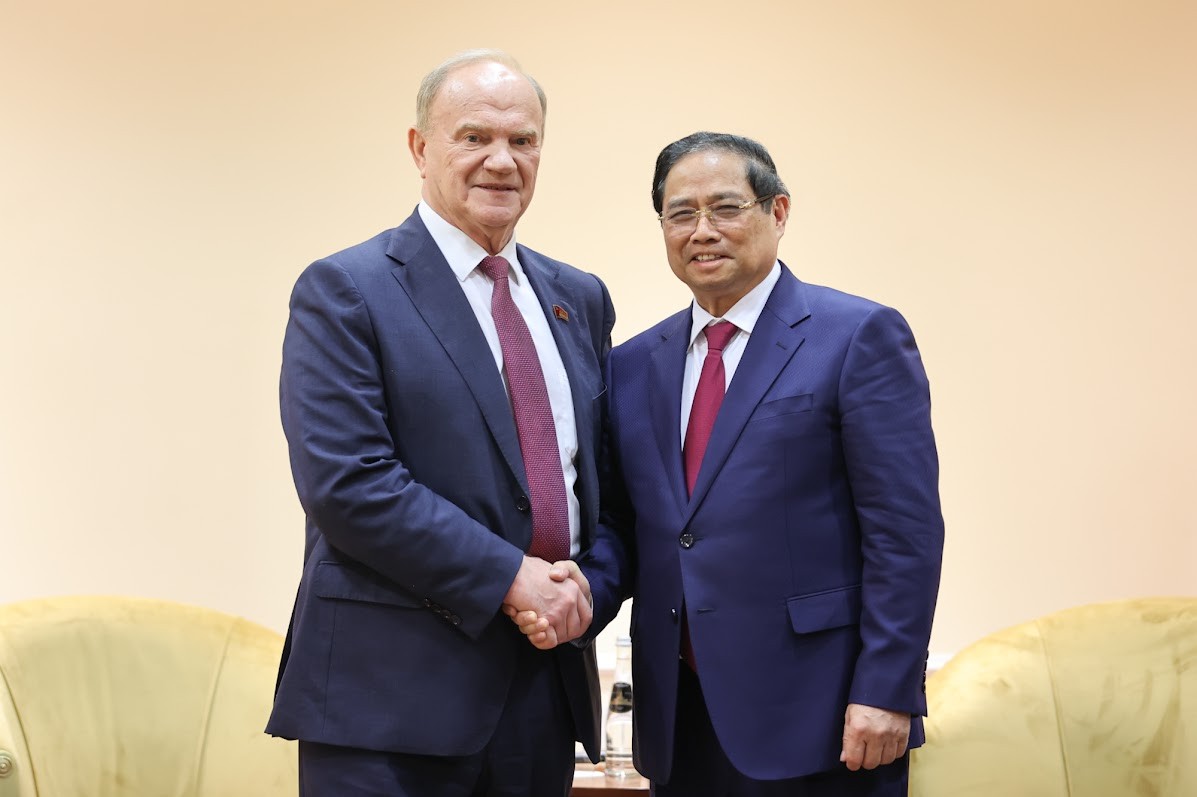 Phiên bản chính thức của 555Win Chính phủ Phạm Minh Chính tiếp đồng chí Gennady Zyuganov, Chủ tịch Đảng Cộng sản Liên bang Nga. Nguồn: VGP.