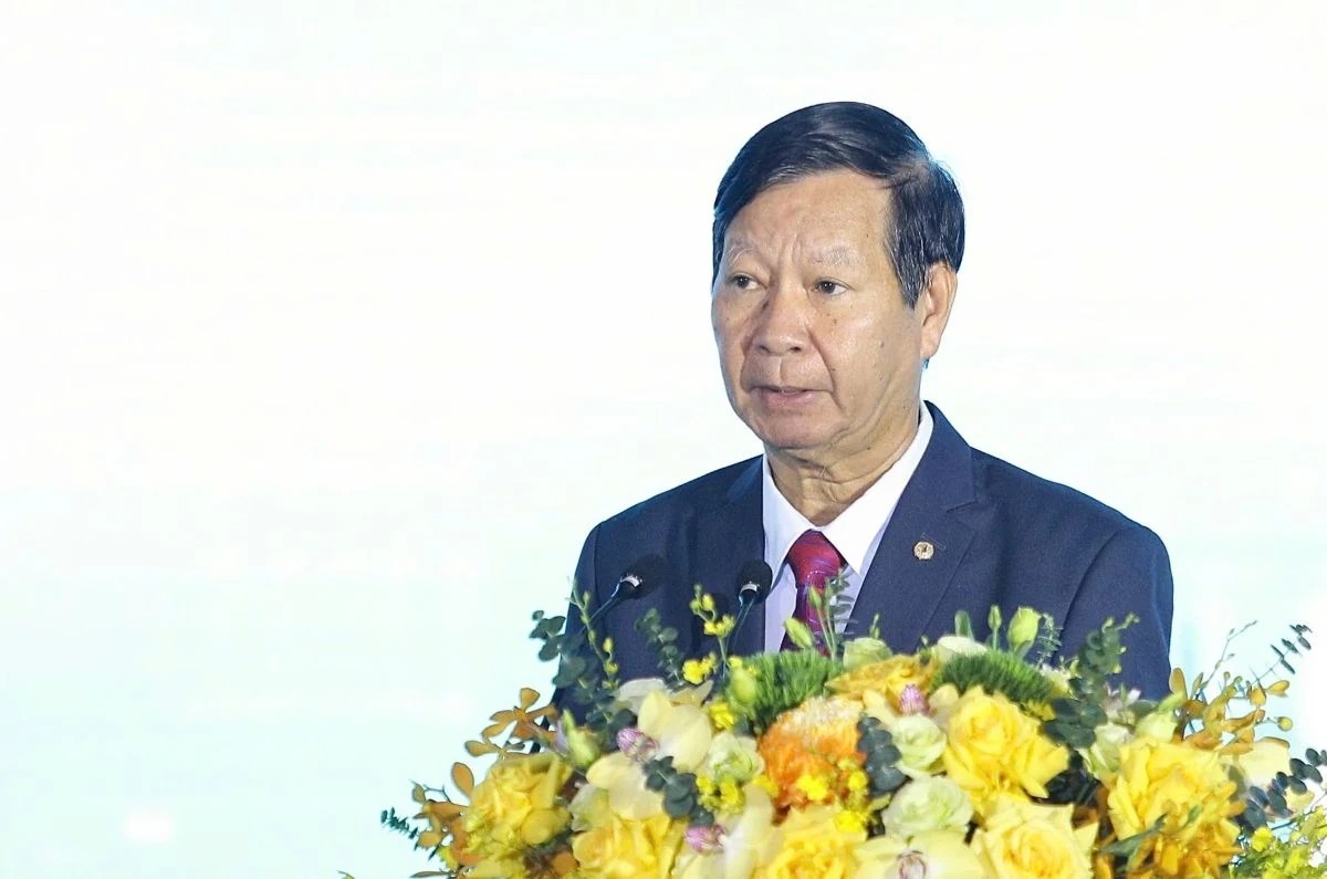 Ông Lê Khắc Hiệp, Phó Chủ tịch Tập đoàn Vingroup phát biểu tại hội nghị.