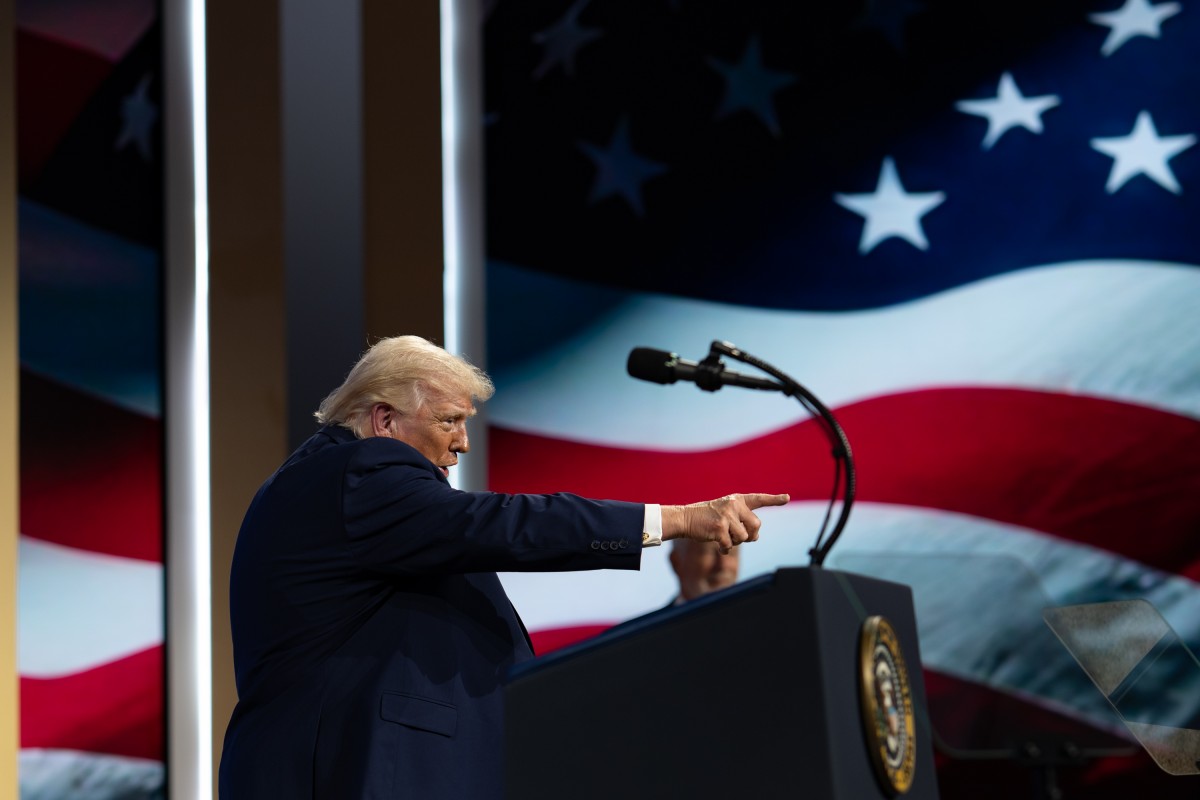 Tổng thống Mỹ Donald Trump tại Hội nghị Viện Sáng kiến Đầu tư Tương lai 2026 (FII Institute Summit) tại thành phố Miami ngày 27/3 giờ địa phương. Ảnh: Nhà Trắng.