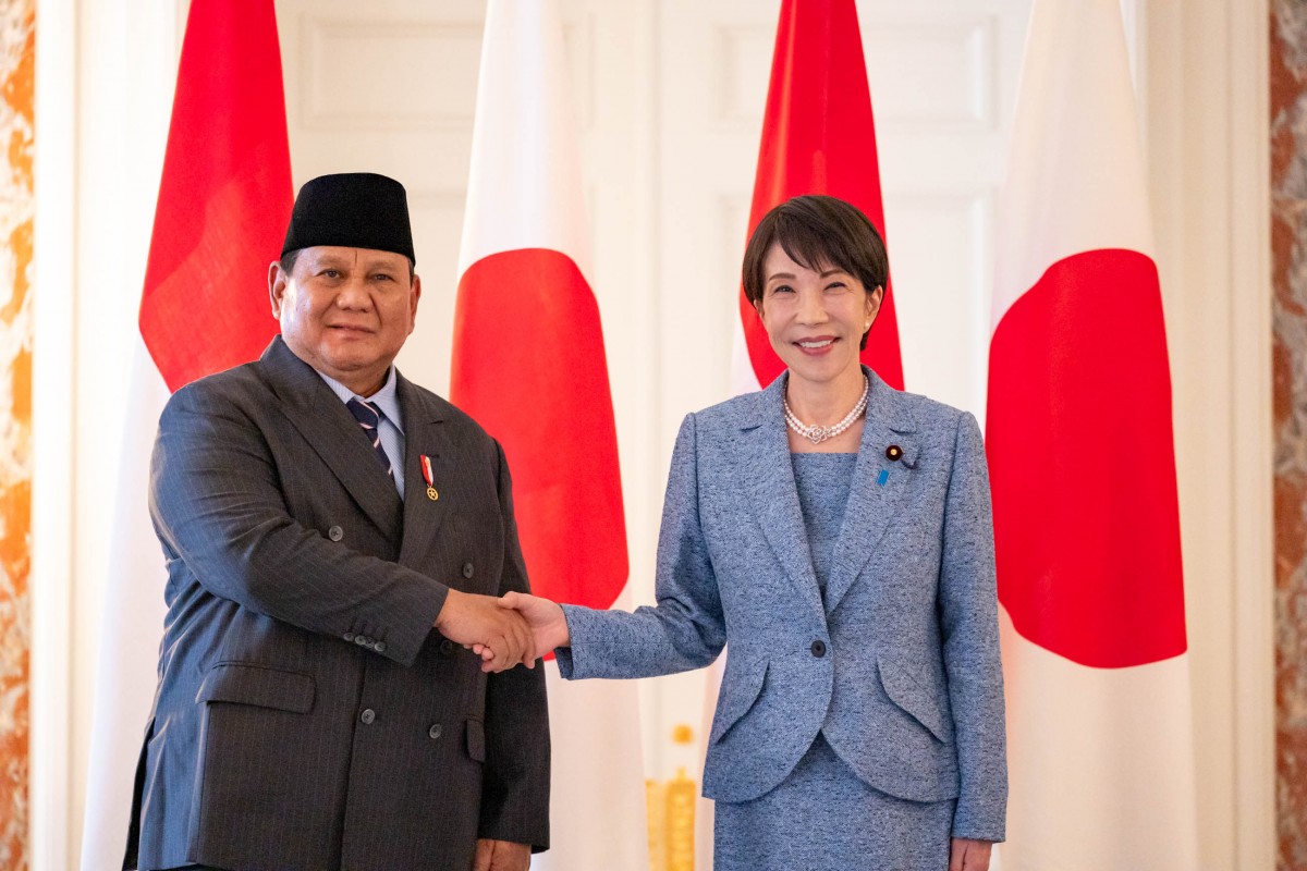 Tổng thống Indonesia Prabowo Subianto (trái) và Phiên bản chính thức của 555Win Nhật Bản Takaichi Sanae ngày 31/3. Ảnh: X/@takaichi_sanae