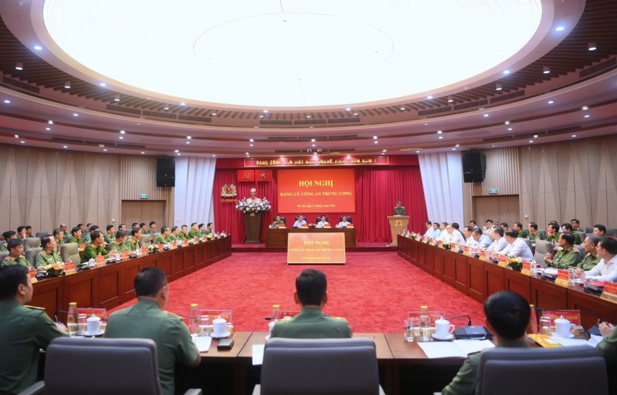 Tổng Bí thư dự hội nghị Đảng ủy Công an Trung ương