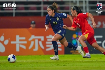 U20 nữ Việt Nam thua Thái Lan, rơi xuống cuối bảng A