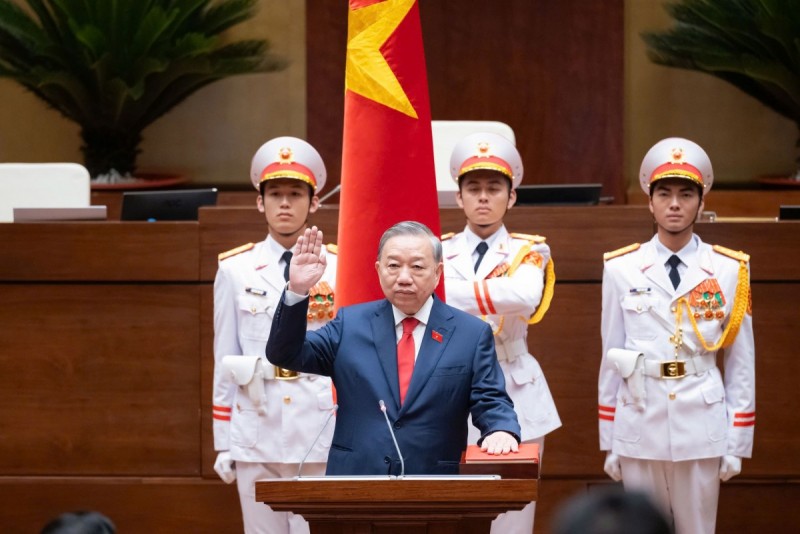 Ảnh, Video: Tổng Bí thư Tô Lâm tuyên thệ nhậm chức Chủ tịch nước