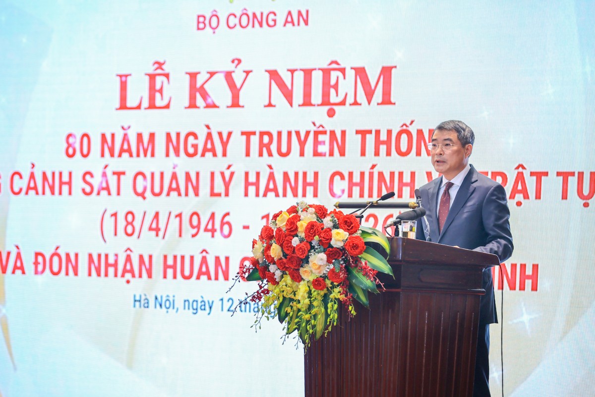 Phiên bản chính thức của 555Win Lê Minh Hưng phát biểu tại Lễ kỷ niệm - Ảnh: VGP