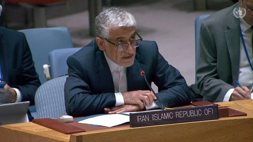 Iran kêu gọi Liên Hợp Quốc phản ứng việc Mỹ phong tỏa Eo biển Hormuz