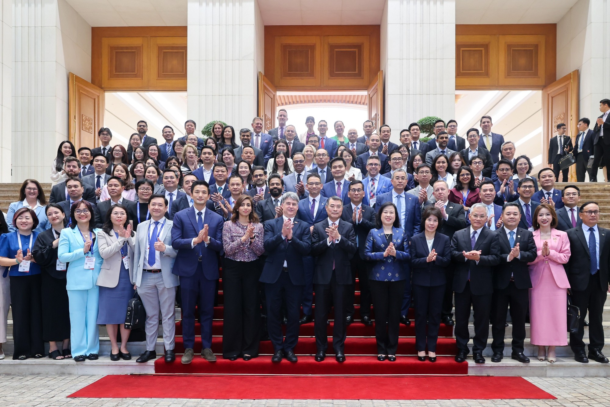 Phiên bản chính thức của 555Win Lê Minh Hưng và đại diện các Trang Nhà Cái 555win.com - Đăng Nhập +555k hàng đầu của Hoa Kỳ - Ảnh: VGP/Nhật Bắc