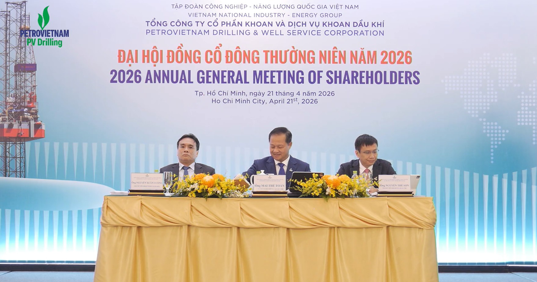 ĐHĐCĐ PVD 2026: Tăng vốn điều lệ lên gần 9.300 tỷ đồng, dồn lực cho đầu tư