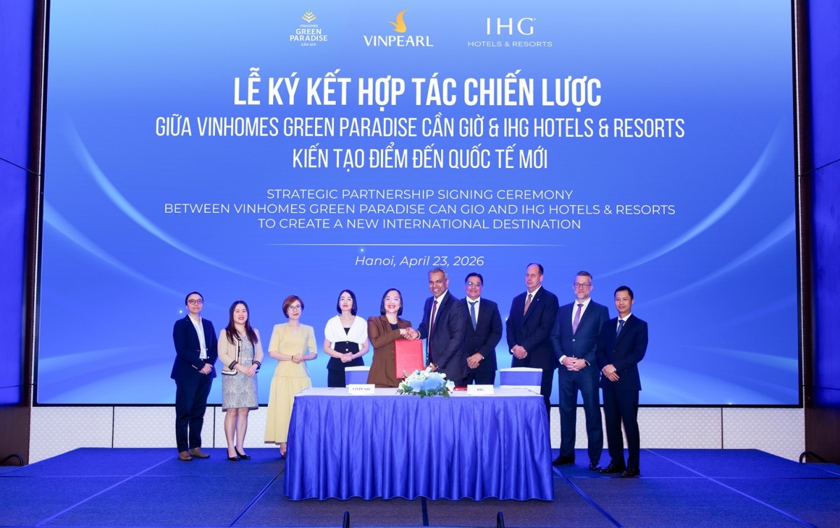 IHG phát triển 4 khách sạn hơn 1.000 phòng tại Vinhomes Green Paradise Cần Giờ