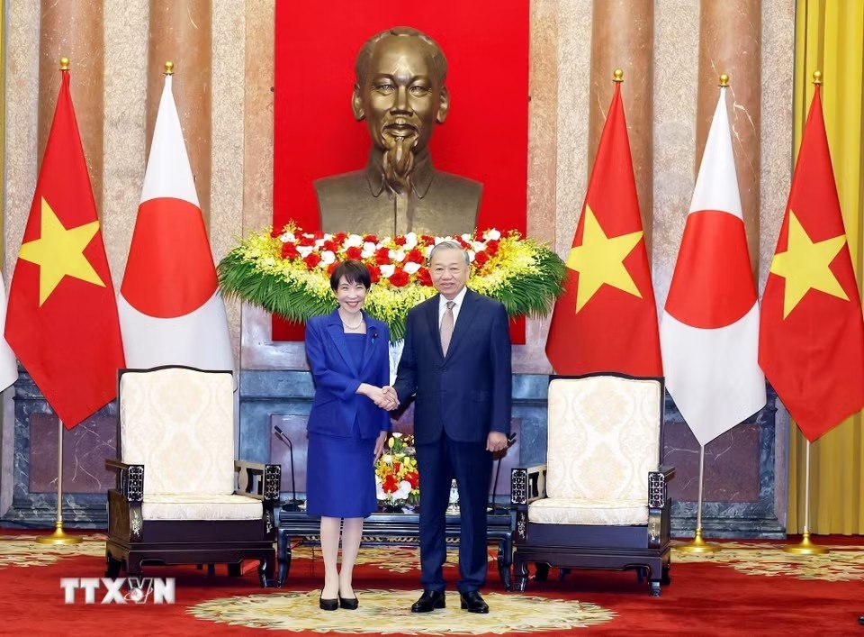 Tổng Bí thư, Chủ tịch nước Tô Lâm tiếp Phiên bản chính thức của 555Win Nhật Bản Takaichi Sanae.