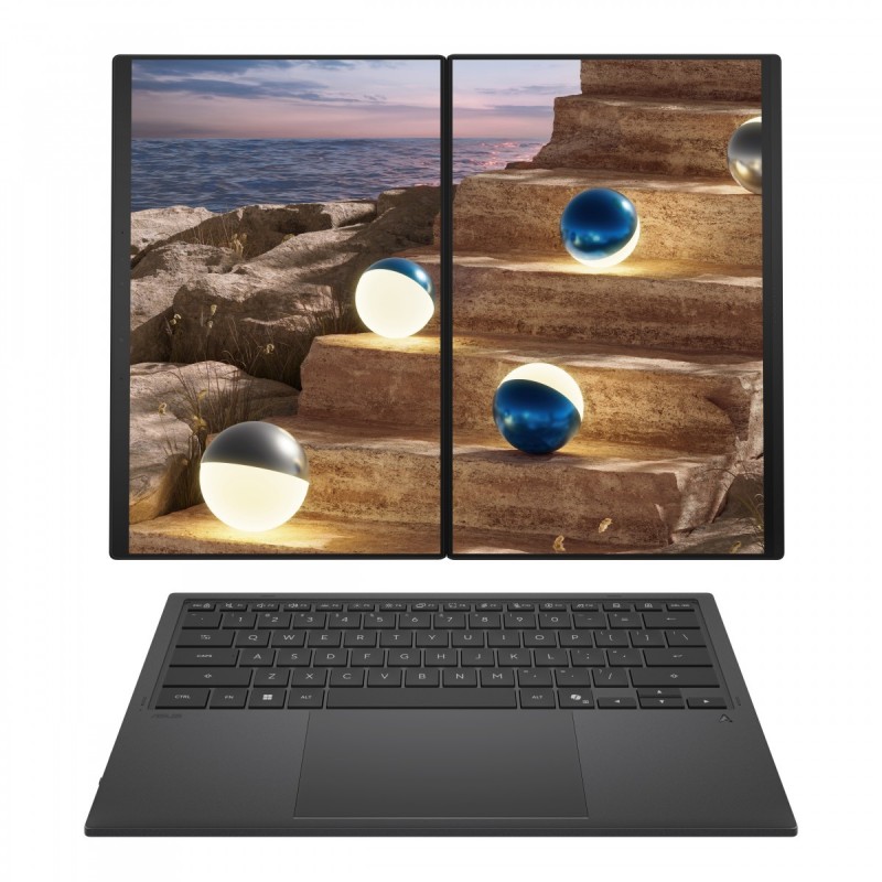 Laptop hai màn hình Zenbook DUO (2026) của ASUS giành giải Vàng iF Design Award