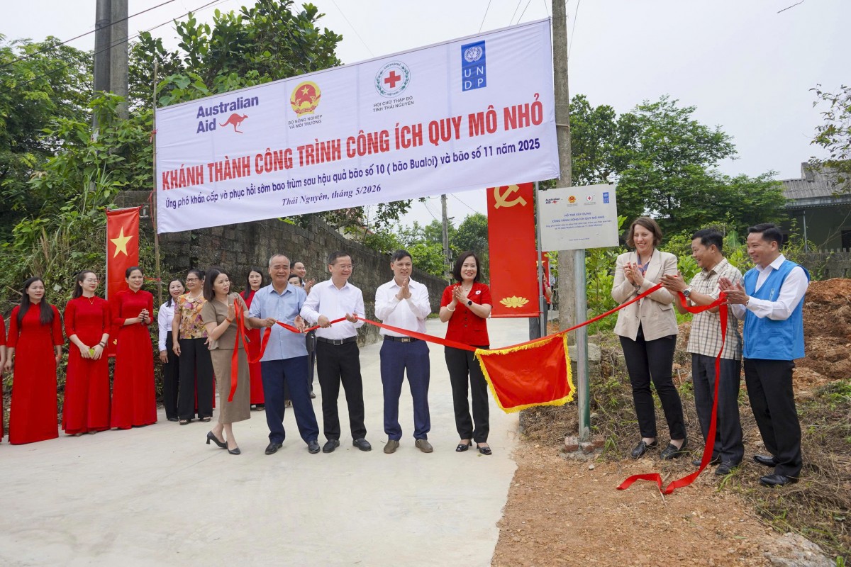 Australia và UNDP hỗ trợ Thái Nguyên phục hồi sinh kế sau thiên tai