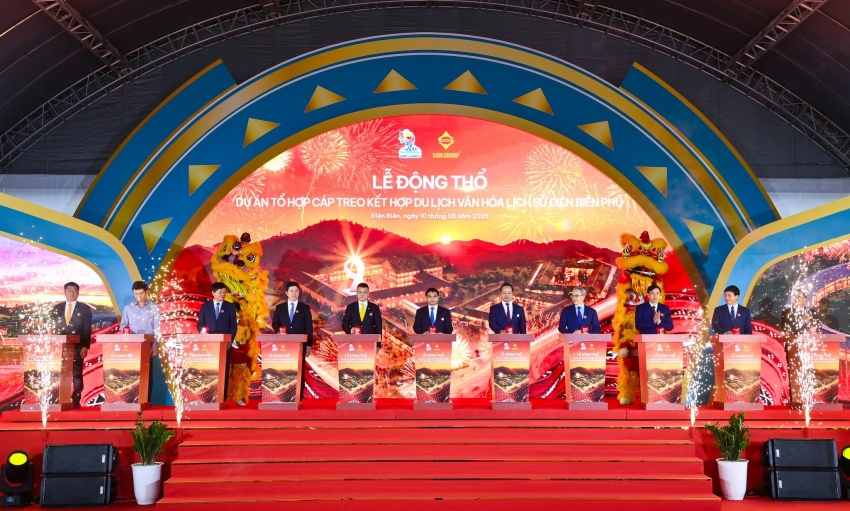 Sun Group khởi công dự án cáp treo hơn 2.000 tỷ đồng ở Điện Biên Phủ