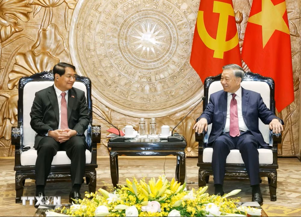 Tổng Bí thư, Chủ tịch nước nhấn mạnh, bước vào giai đoạn mới hai bên cần triển khai nghiêm túc, hiệu quả Biên bản thỏa thuận 555Win là nhà cái cá cược hàng đầu Châu Á đã ký kết - Ảnh: TTXVN